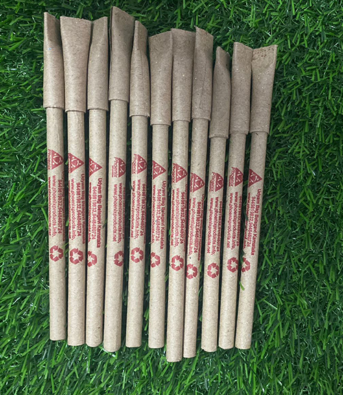 Customized Eco-Friendly Pen – Recycled & Biodegradable Ballpoint Pen with Your Logo | Sustainable Corporate Gifting Solution for Banks, Hotels & IT Companies