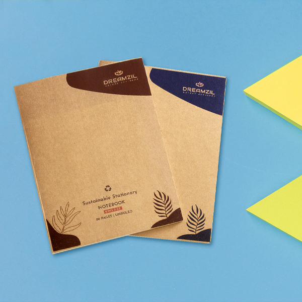 Eco-Friendly Notebook – 100% Recycled Paper Journal, Sustainable Writing Book for School, Office & Corporate Gifting