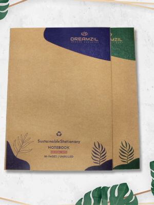 Recycled Paper Notebook – 100% Sustainable Journal for Eco-Conscious Living, School & Corporate Gifting | Custom Printing